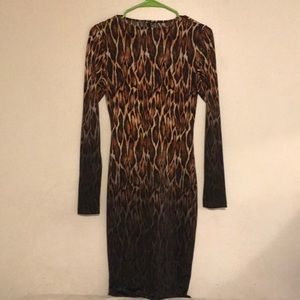 Beautiful 2 Tone Leopard Dress